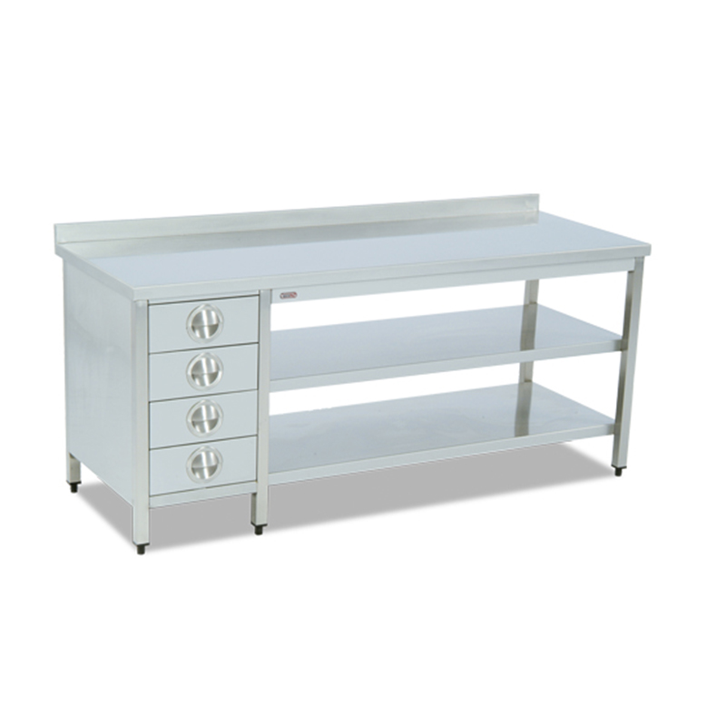 WORKBENCH (With Base and Intermediate Shelf - With Block Drawer)
