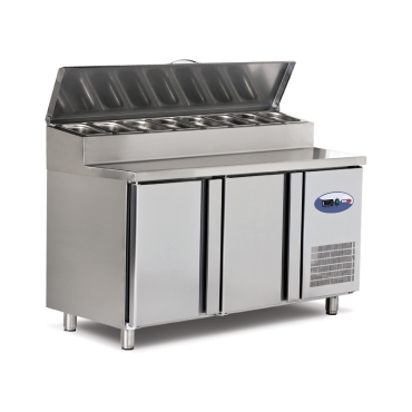 REFRIGERATED PIZZA AND SALAD PREPARATION COUNTERS